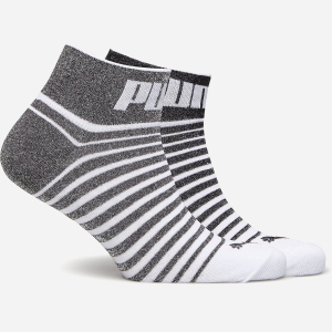 купити Набір шкарпеток Puma Unisex Quarter 2p 101002001-022 39-42 р 2 пари Сірий/Чорний/Білий (8718824798493)