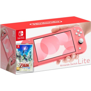 Nintendo Switch Lite Coral + Гра The Legend of Zelda: Skyward Sword HD (російська версія)