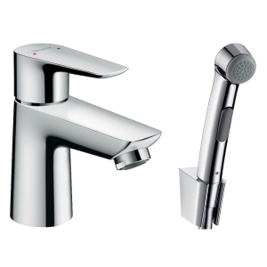 Смеситель с гигиеническим душем и донным клапаном HANSGROHE TALIS E 71729000 рейтинг