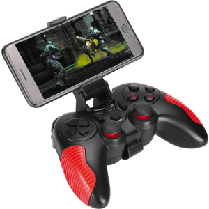 Бездротовий геймпад XTRIKE GP-45 Android/PS3/PC D-input &amp; X-input Black/Red (GP-45) в Одесі