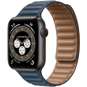 Ремінець Promate Maglet-40 для Apple Watch 38-40 мм 1/2/3/4/5/6/SE Baltic Blue (maglet-40.balticblue) ТОП в Одесі