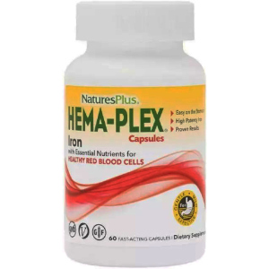 Натуральна добавка Natures Plus Hema-Plex №60 (97467037724) краща модель в Одесі