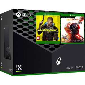 Microsoft Xbox Series X 1Tb + Cyberpunk 2077 (російська версія) + Star Wars: Squadrons (російська версія) ТОП в Одесі