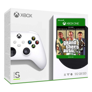 Microsoft Xbox Series S 512Gb + GTA V Premium Edition (російська версія) краща модель в Одесі