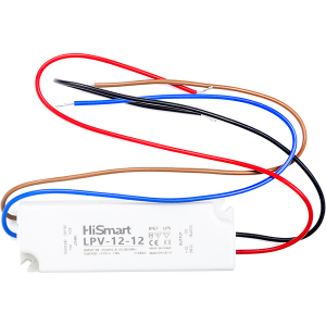 купить Блок питания HiSmart 12V 1А 12W IP67 (LPV-12-12)