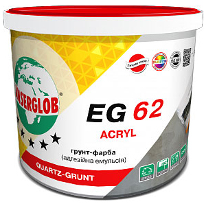 Грунтующая краска Anserglob EG 62 Acryl 10 л Белая (IG10000017274) ТОП в Одессе