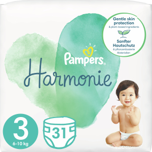 Подгузники Pampers Harmonie Размер 3 (6-10 кг) 31 шт (8006540156599) ТОП в Одессе