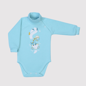 Боді-гольф утеплений Baby Veres 102-3.101-13-4910 Blue Tint 86 см М'ятний (2000994470245) ТОП в Одесі