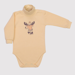 Боди-гольф утепленный Baby Veres 102-3.100-12-0715 Double Cream 86 см Желтый (2000994469973) лучшая модель в Одессе