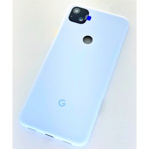 Задняя крышка Google Pixel 4a, голубая, Barely Blue, оригинал (Китай) + стекло камеры High Copy лучшая модель в Одессе