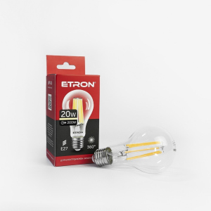 LED лампа ETRON Filament 1-EFP-101 A65 20W 3000K E27