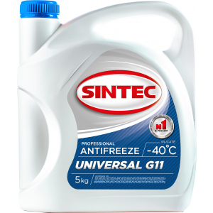 Антифриз Sintec Universal -40°C G-11 5 кг Синій (800522) в Одесі