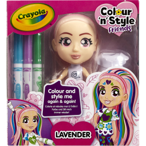 Набір для творчості Crayola Colour n Style Стильні дівчата Лаванда (918940.005) (8720077189409) краща модель в Одесі
