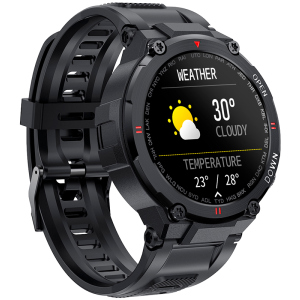 Смарт-годинник Gelius Pro G-WATCH GP-SW008 Bluetooth Call IPX7 Black (2099900873041) краща модель в Одесі