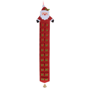 Праздничный календарь Christmas Decoration Санта Клаус 20х2х97 см (DH8038800_санта) рейтинг