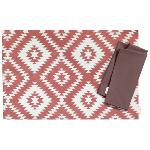 Салфетки Cosas Uzor Bordo Chocolate 30х30 см 4 шт, 30x42 см 4 шт (4822052071922) рейтинг