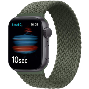 Ремінець Promate Fusion-44XL для Apple Watch 42-44 мм 1/2/3/4/5/6/SE Green (fusion-44xl.green) надійний