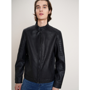 хорошая модель Куртка из искусственной кожи O'STIN 6H8MKNDFY7-99 M Чёрная (2990022504397)