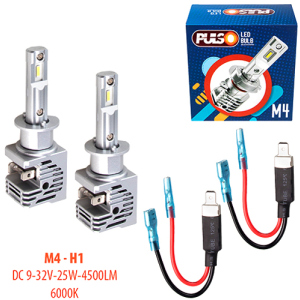 Автолампы Pulso M4-H1/LED-chips CREE/9-32v/2x25w/4500Lm/6000K (M4-H1) ТОП в Одессе