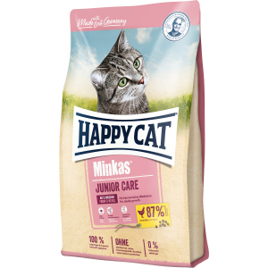 Сухий корм Happy Cat Minkas Junior Care Geflugel для кошенят віком від 4 - 12 місяців з птицею 1.5 кг (70374 / 4001967108163) в Одесі