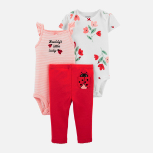 Комплект (боді 2 шт + легінси) Carters 1K443210 80 см 600 R Red (194135099296) краща модель в Одесі