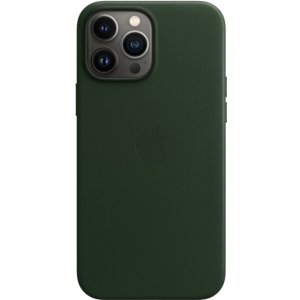 Apple MagSafe Leather Case для Apple iPhone 13 Pro Max Sequoia Green (MM1Q3ZE/A) в Одесі