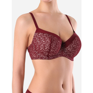 хороша модель Бюстгальтер Conte Lingerie Tatouage RB3041 80F Бордо (4810226377437)