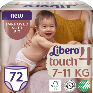 Подгузники-трусики Libero Touch Pants 4 7-11 кг одноразовые 72 шт (7322541303017) в Одессе