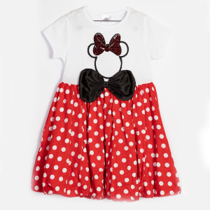 Сукня Disney Minnie Mouse MN15551 110 см Біло-червоне з чорним (8691109789907)