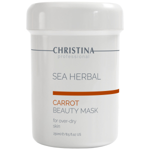 Морквяна маска краси Christina Sea Herbal Beauty Mask Carrot 250 мл (7290100360781) краща модель в Одесі