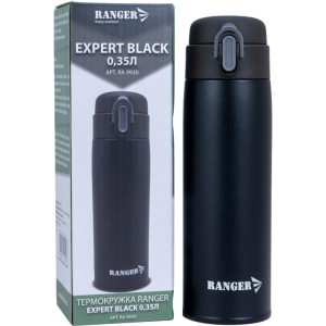 Термокухоль Ranger Expert 350 мл Black (RA 9930) ТОП в Одесі