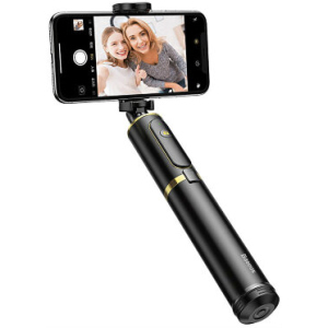 Монопод для селфи Baseus Fully Folding Selfie Stick Gold+black ТОП в Одессе