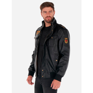 Куртка зі штучної шкіри Lee Cooper 10695510-3 L Black (4894534286254) ТОП в Одесі