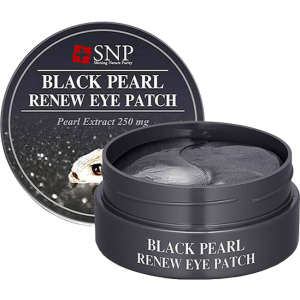 Гідрогелеві патчі SNP Black Pearl Renew Eye Patch із перловою пудрою 60 шт (8809458843977) краща модель в Одесі