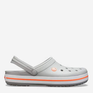 Кроки Crocs Jibbitz Crocband 11016-0FL-M5/W7 37-38 22.9 см Сіро-жовтогарячі (191448284623) ТОП в Одесі