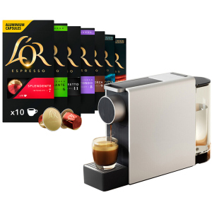 Набор кофе в капсулах L'OR 30 шт x 10 капсул + ПОДАРОК Кофеварка Scishare Capsule Coffee Machine mini S1201 by Xiaomi (5687544567456) лучшая модель в Одессе