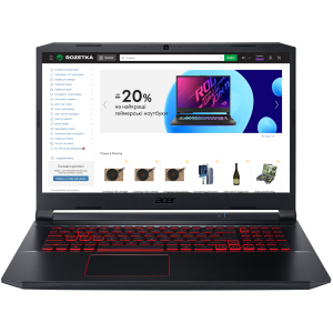 Ноутбук Acer Nitro 5 AN517-52-55B9 (NH.QDWEU.004) Obsidian Black краща модель в Одесі