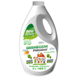 Гель для прання дитячого одягу Green&Clean Professional 3 л (4823069703646) ТОП в Одесі