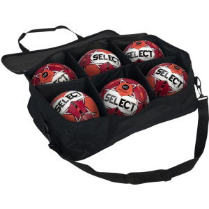 Сумка для гандбольных мячей Select Match Ball Bag For 6 Handballs 40L (010) Черная (5703543223220)