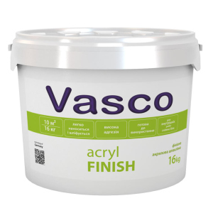 Шпатлевка акриловая для внутренних работ Vasco Acryl Finish 16кг ТОП в Одессе