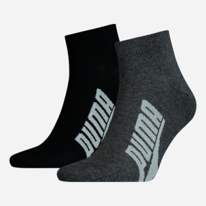 Набор носков Puma Unisex BWT Lifestyle Quarter Socks 2 pack 90795301 35/38 2 пары Black/White (8720245031127) ТОП в Одессе