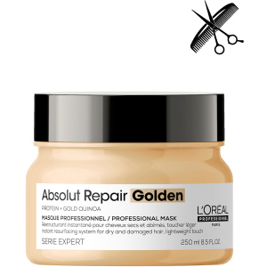 Професійна маска L'Oreal Professional Serie Expert Absolute Repair Gold для інтенсивного відновлення пошкодженого волосся без обтяження 250 мл (3474636975327) ТОП в Одесі