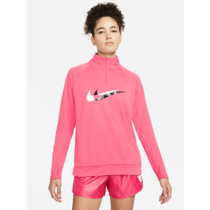 Спортивная кофта Nike W Nk Df Swsh Run Hz Mdlayr DD6841-622 M Розовая (195243293071) лучшая модель в Одессе