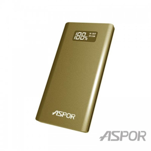 Універсальна мобільна батарея Aspor A387S 10000mAh Gold рейтинг