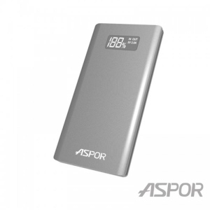 хороша модель Універсальна мобільна батарея Aspor A387S 10000mAh Silver