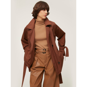 хорошая модель Плащ Trendyol TWOSS21TR0002 40 Brown (8683045333832)