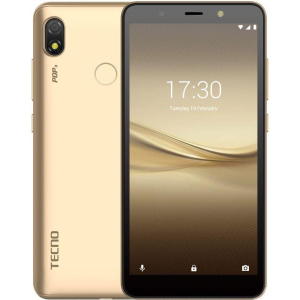 Мобільний телефон Tecno POP 3 1/16GB Champagne Gold надійний