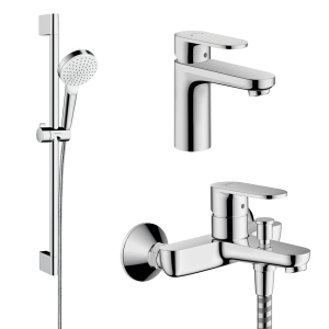 Набор смесителей HANSGROHE VERNIS BLEND хром латунь 71551111(71551000+71440000+26533400) ТОП в Одессе