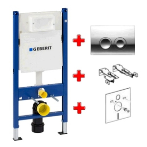 Монтажний комплект Duofix для підвісного унітазу H112, для клавіш Delta, 12 см, UP182 ТОП в Одесі