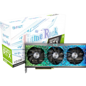 Відеокарта GF RTX 3080 10GB GDDR6X GameRock V1 Palit (NED3080U19IA-1020G) (LHR) ТОП в Одессе